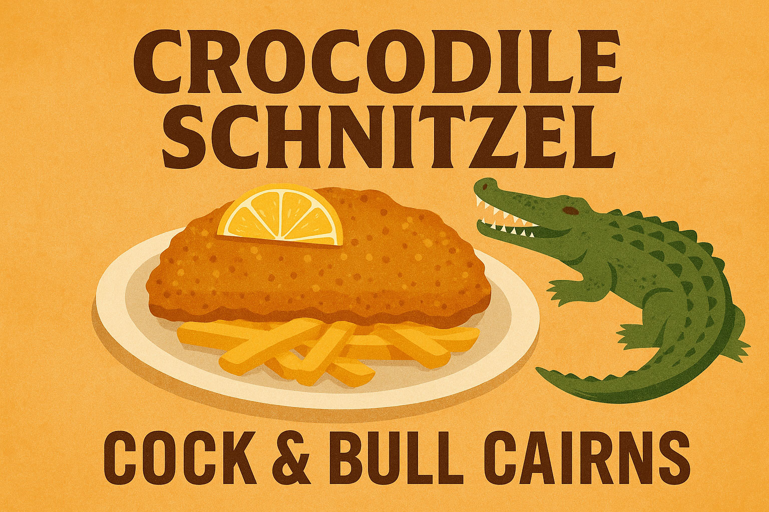 Crocodile Schnitzel