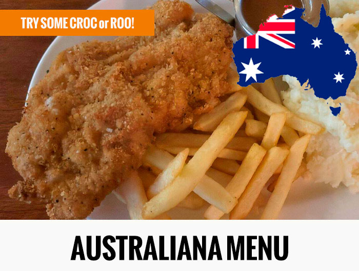 Australiana Menu