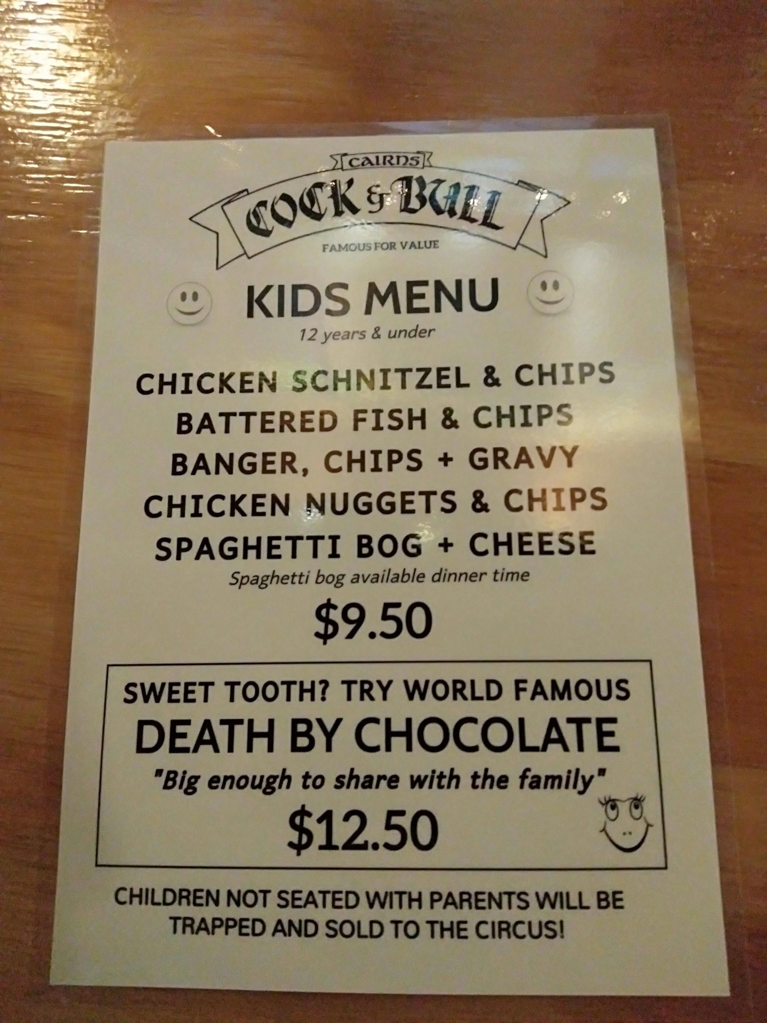 Cock & Bull Cairns